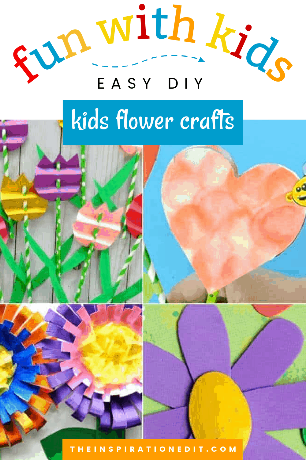 14 Super Cool Flower Crafts for Kids · The Inspiration Edit