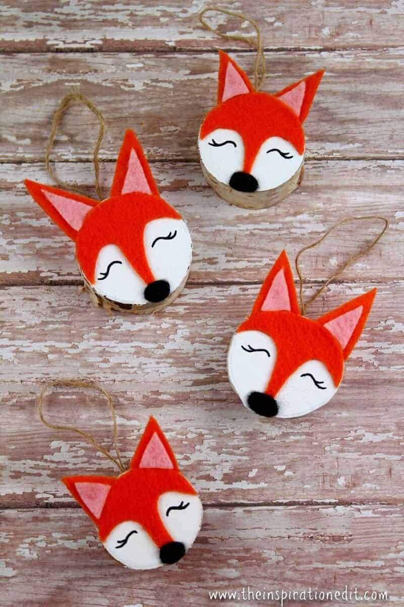 DIY Wooden Fox Craft The Kids Will Love · The Inspiration Edit