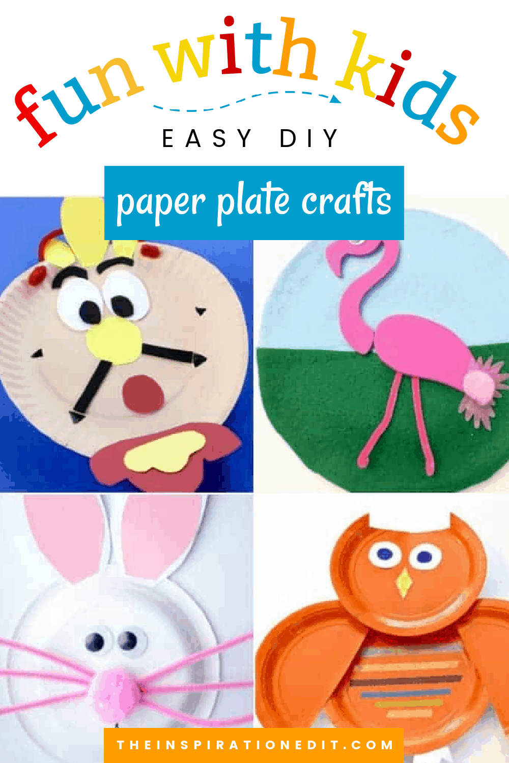 Paper Plate Animals, Kids' Crafts, Fun Craft Ideas