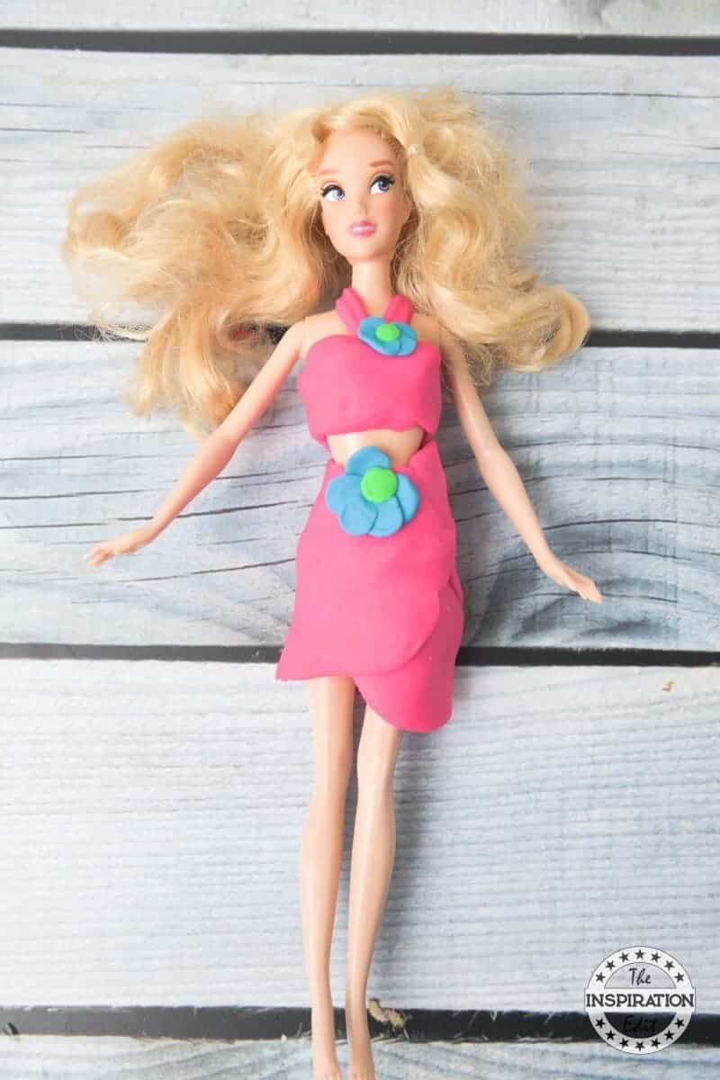 play doh barbie dress
