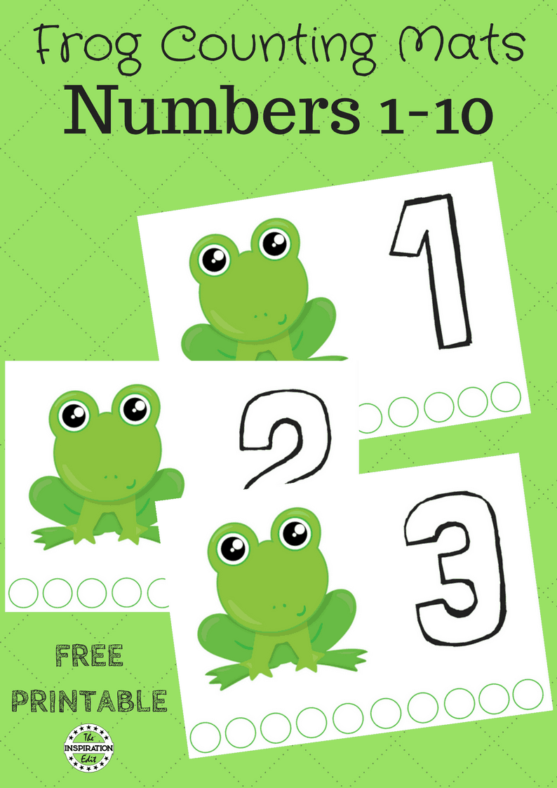 Free Printable Number Playdough Mats 1-10 - Active Littles