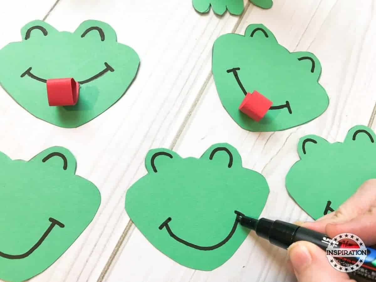 Super Cute Toilet Tube Frog Craft For Kids · The Inspiration Edit