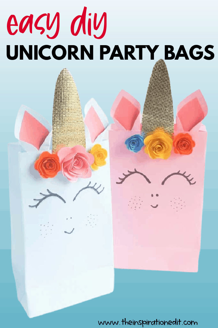 paper unicorn party bags the inspiration edit