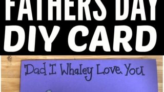 Super Cute Whale Fathers Day Card Idea For Kids The Inspiration Edit