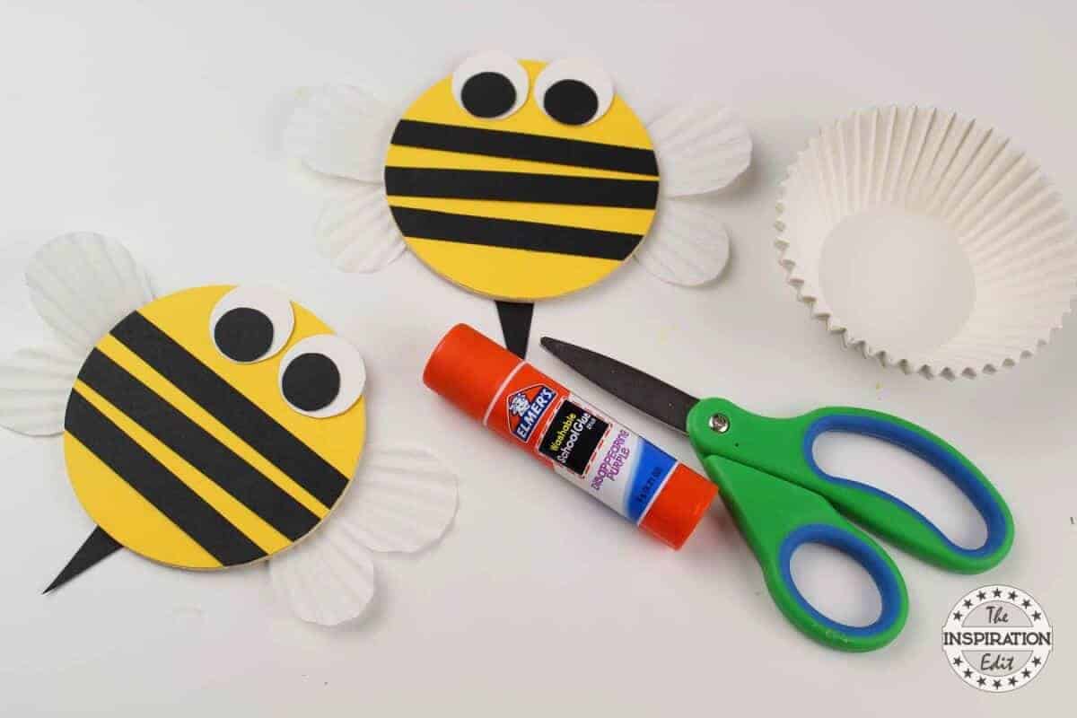 Wooden Craft Bumble Bees For Kids Â· The Inspiration Edit