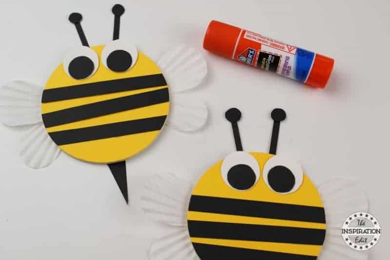 Wooden Craft Bumble Bees For Kids · The Inspiration Edit