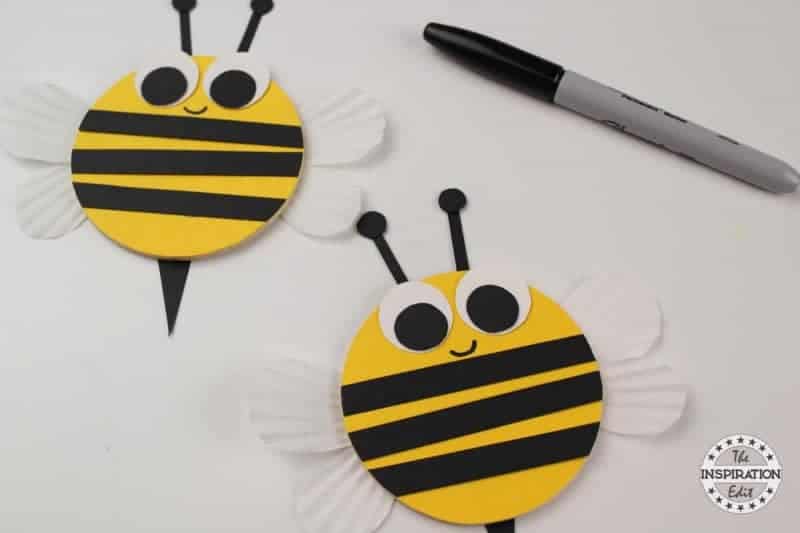 Wooden Craft Bumble Bees For Kids · The Inspiration Edit