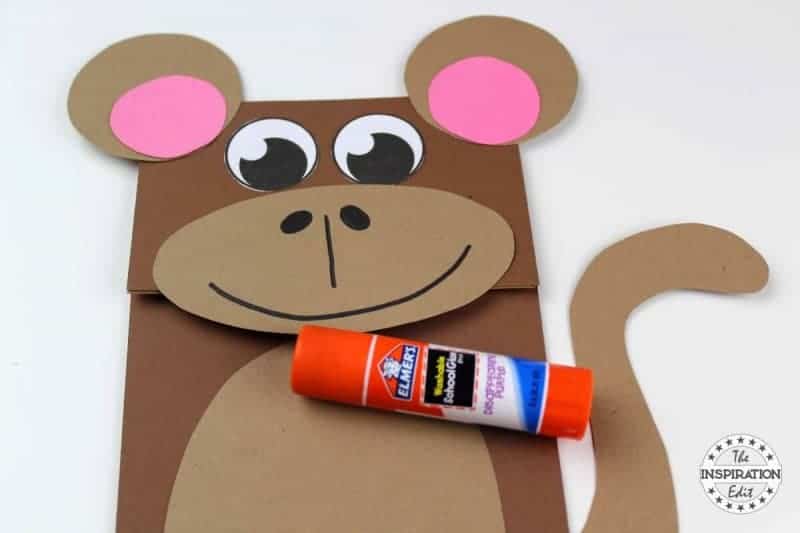 DIY Paper Bag Monkey Craft For Preschoolers · The Inspiration Edit