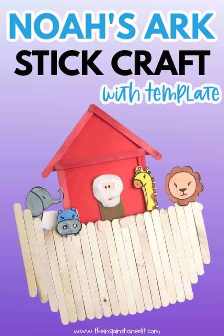 Noah's Ark Craft Using Popsicle Sticks · The Inspiration Edit