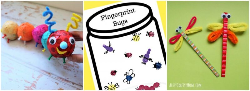 51 Amazing Preschool Bug Crafts · The Inspiration Edit