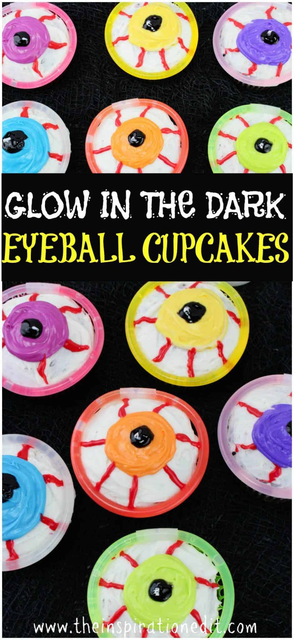 Glowing Eyeball Halloween Cupcakes · The Inspiration Edit