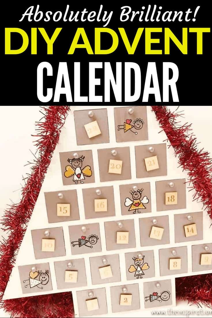 Angel Themed DIY Advent Calendar · The Inspiration Edit
