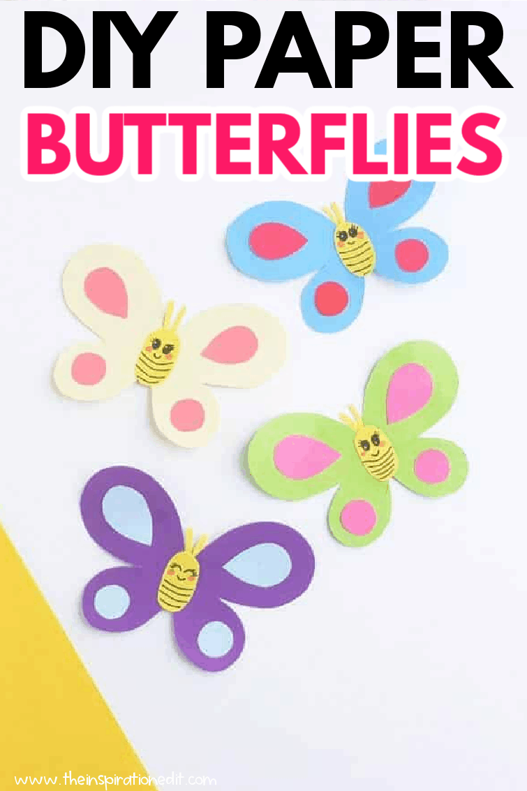 Smiley Butterfly Craft for Kids · The Inspiration Edit