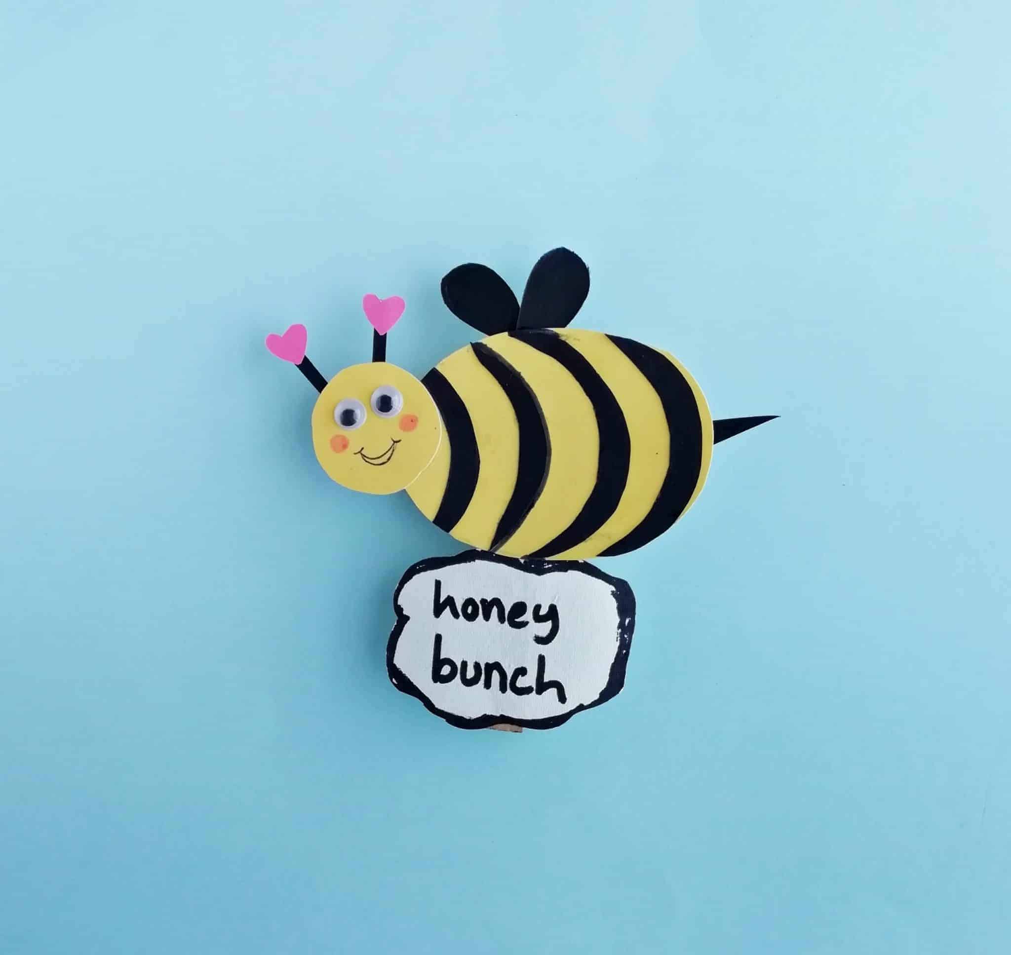 DIY Honey Bee Craft Idea For Valentines Â· The Inspiration Edit