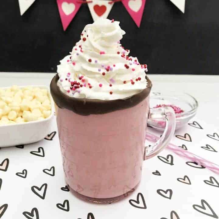 Strawberry Hot Chocolate