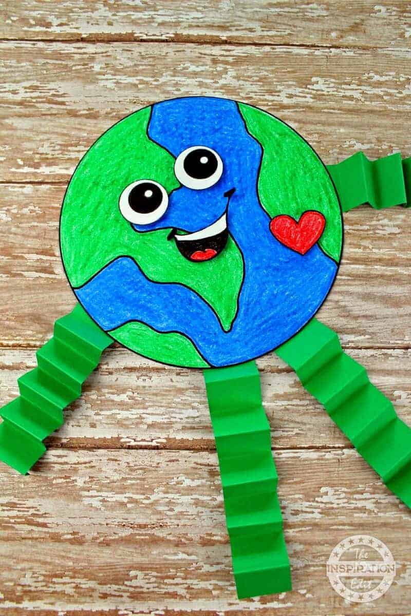 Easy Earth Day Activity Happy Earth Sad Earth Printable The Inspiration Edit