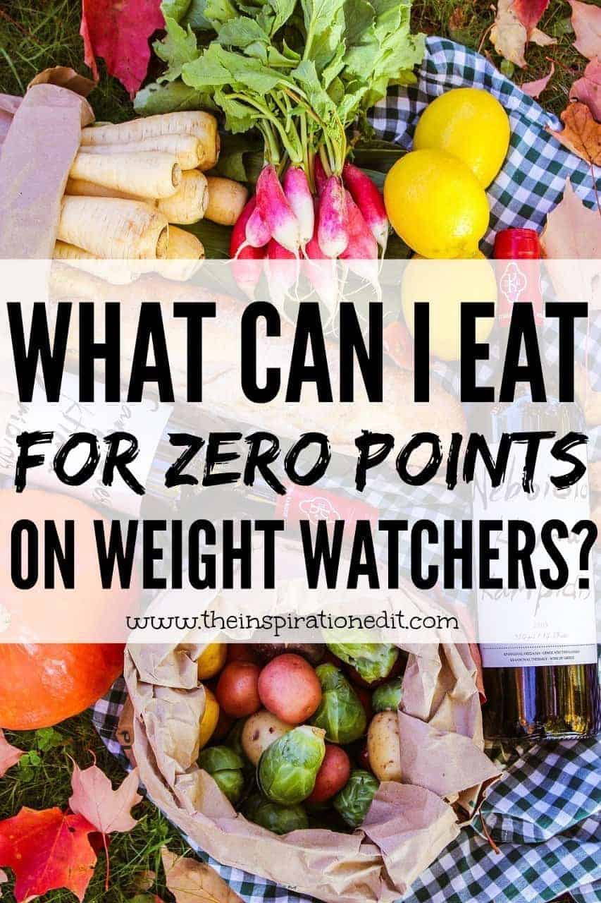 Weight Watchers Zero Point Foods List The Inspiration Edit