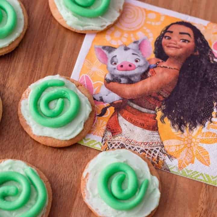 Moana Cookies Heart Of Te Fiti The Inspiration Edit