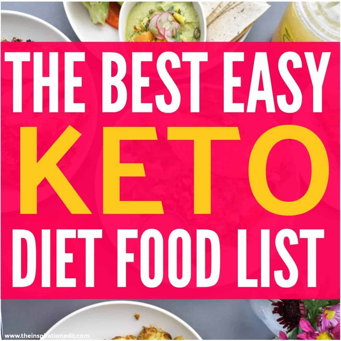 Keto Shopping List: What You Need · The Inspiration Edit