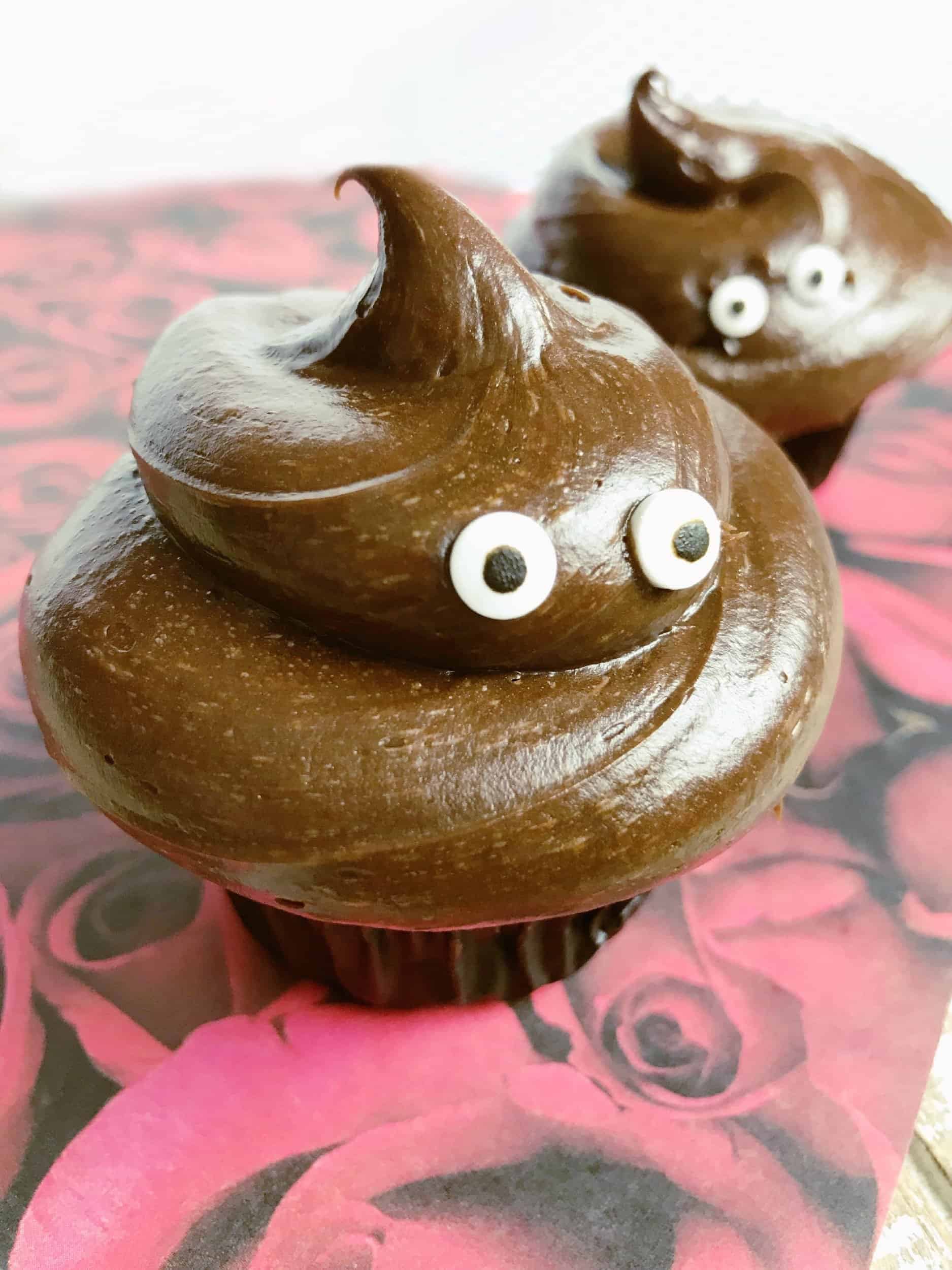 Love Stinks Poop Emoji Cupcake · The Inspiration Edit