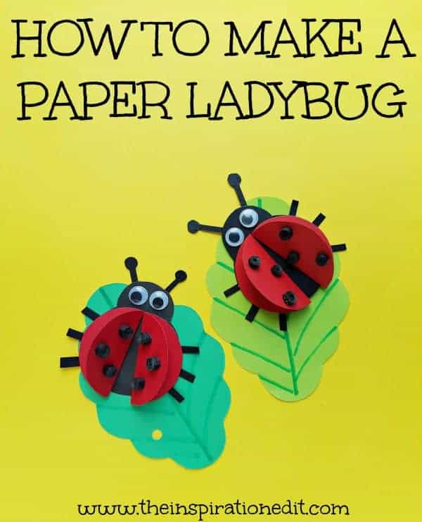 Easy Preschool Ladybug Craft · The Inspiration Edit