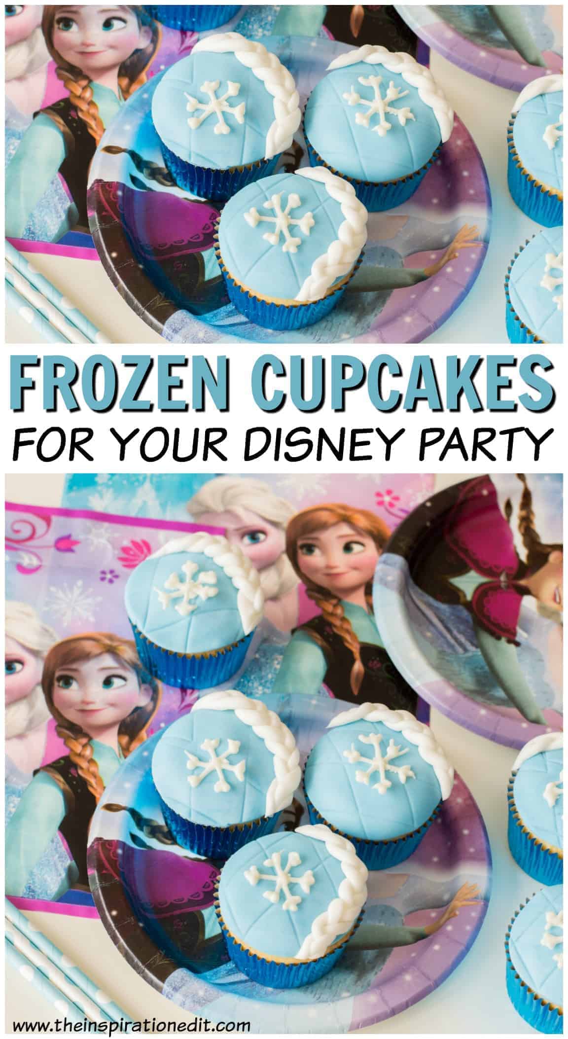 Disney Frozen Cupcakes With Elsa Hair The Inspiration Edit