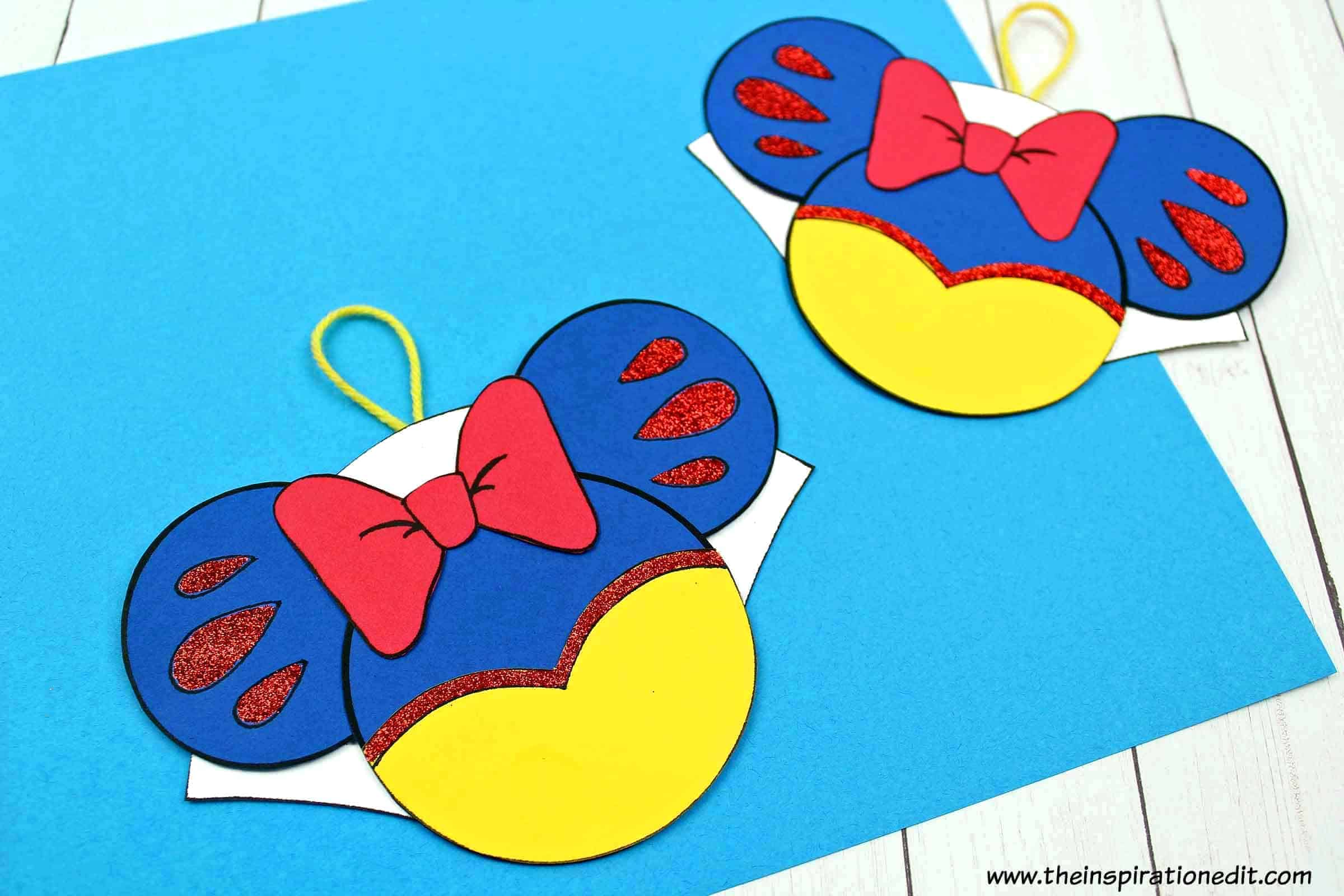 Snow White DIY Mickey Mouse Ears Craft · The Inspiration Edit