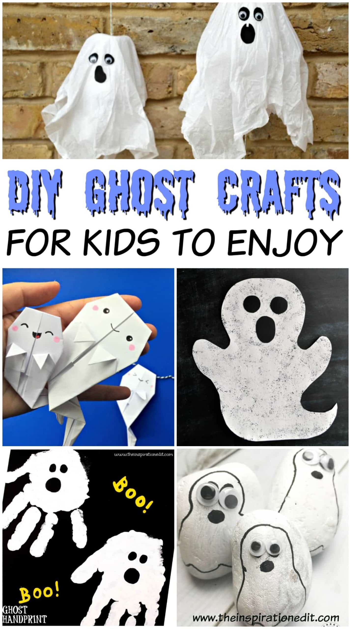 17 Halloween Ghost Crafts for Kids · The Inspiration Edit