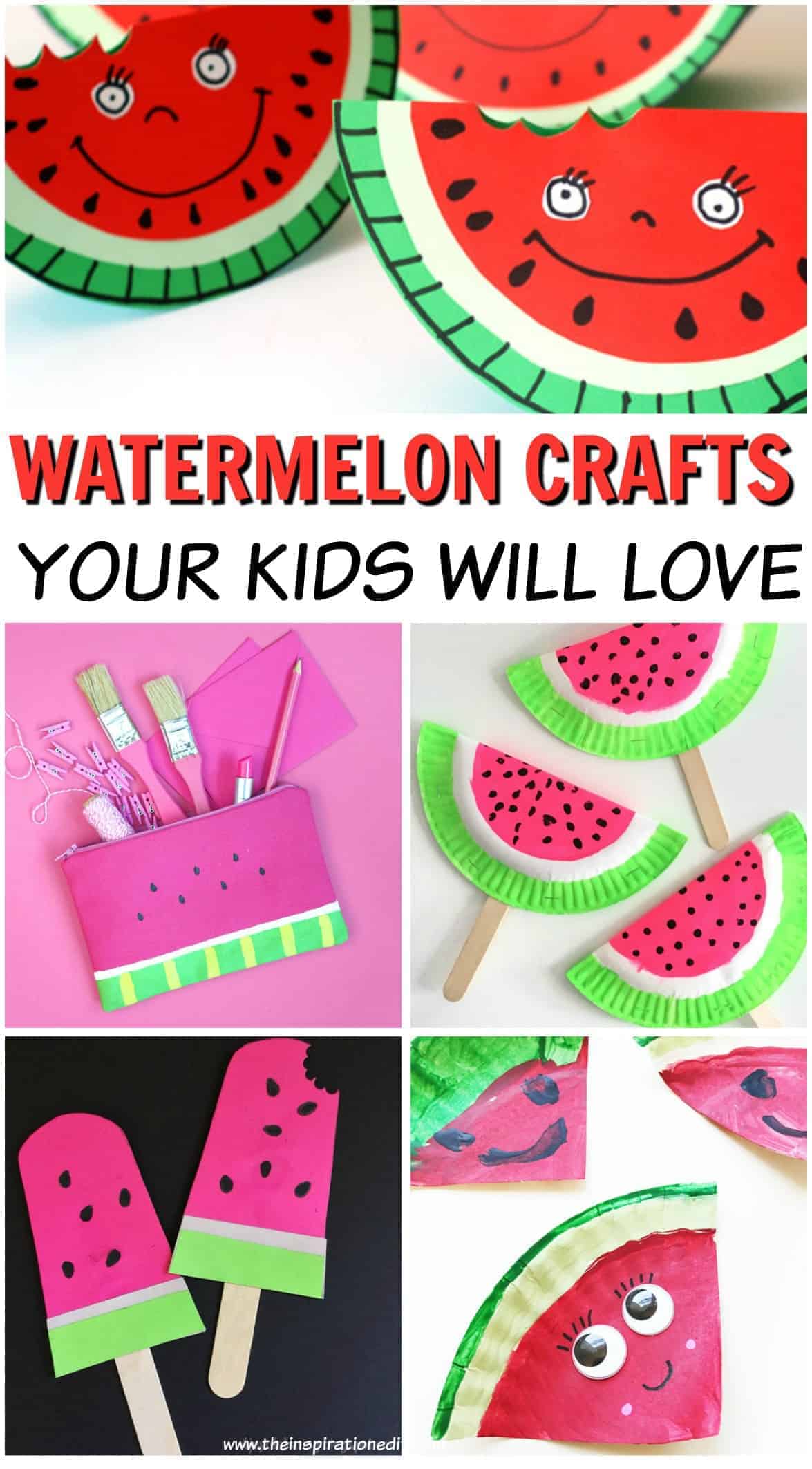 Watermelon Craft Ideas For Kids · The Inspiration Edit