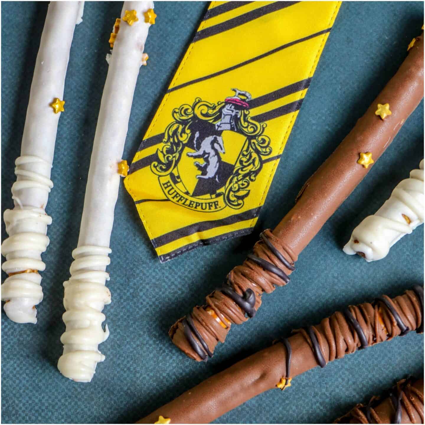 Harry Potter Party Food Pretzel Wands · The Inspiration Edit