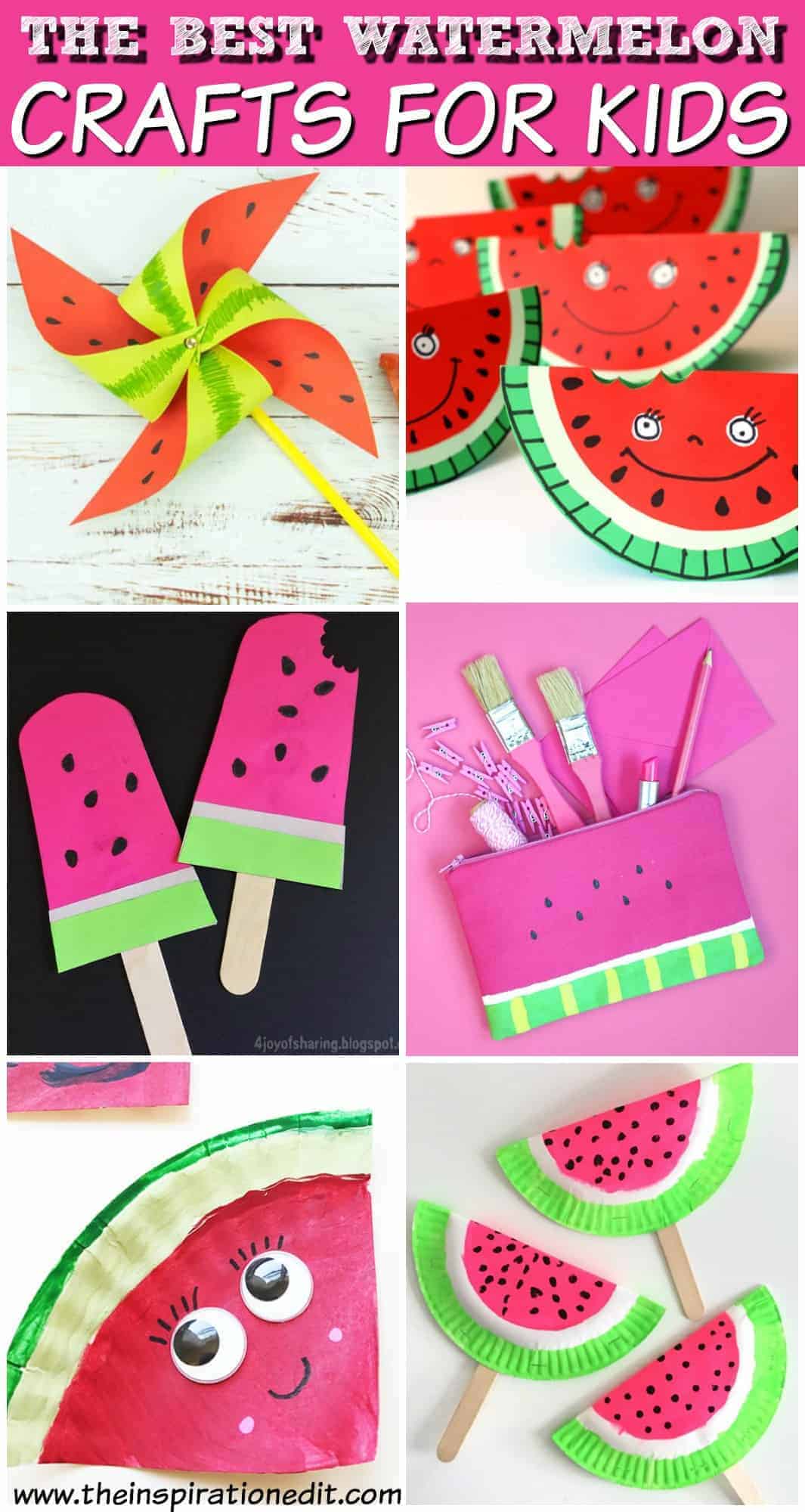 Watermelon Craft Ideas For Kids · The Inspiration Edit