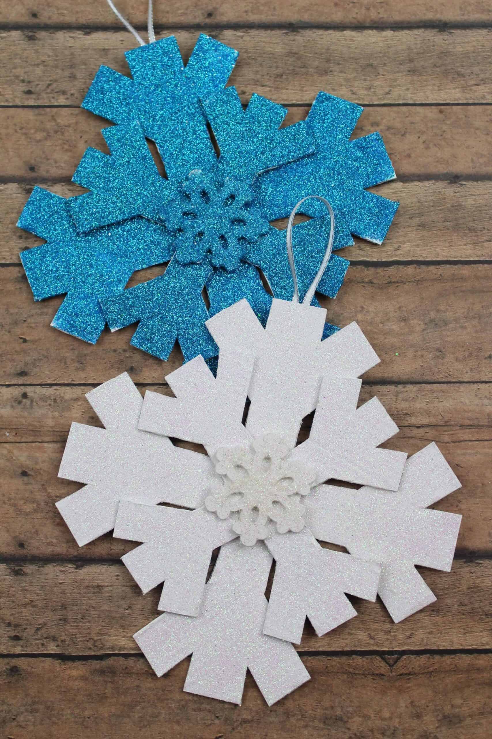 Winter Craft Snowflake Decoration for Kids · The Inspiration Edit