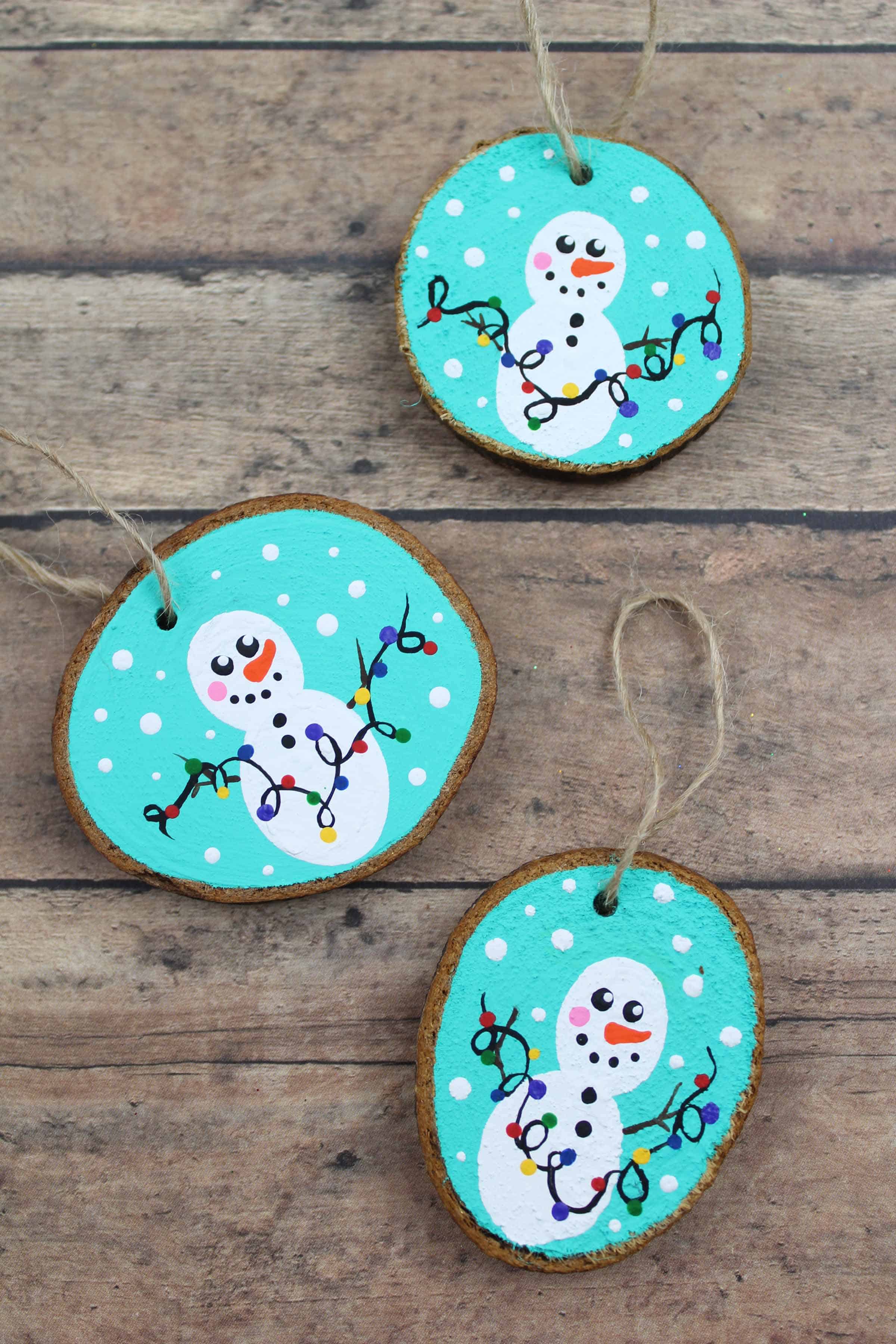 snowman ornaments