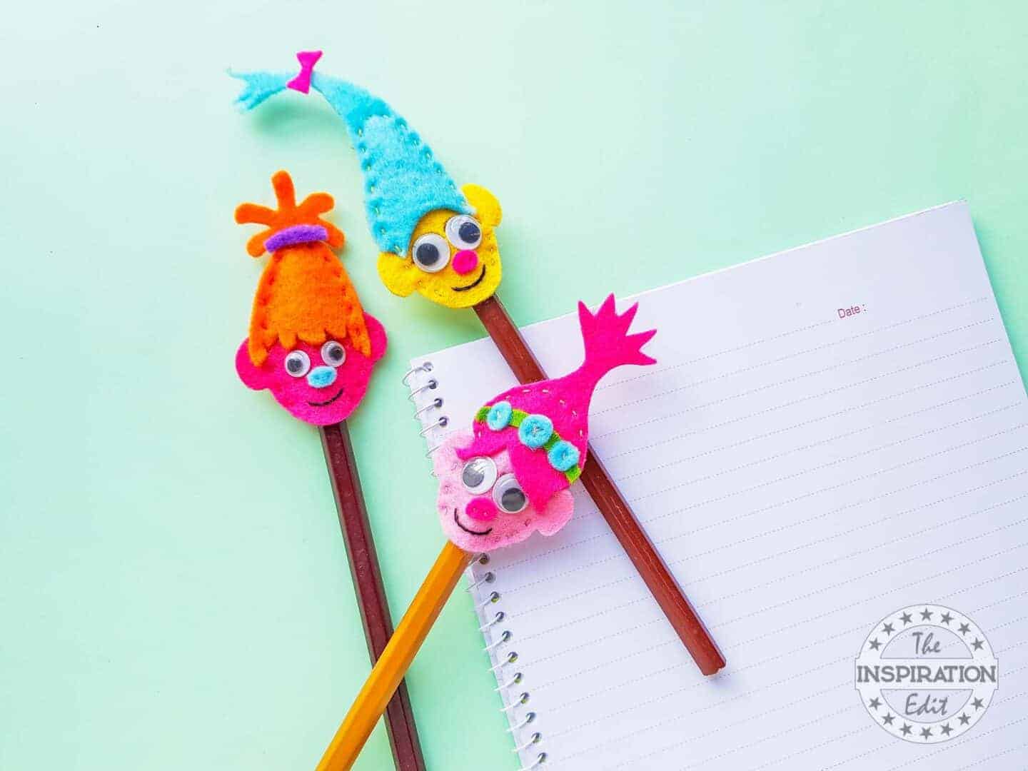 troll pencil toppers