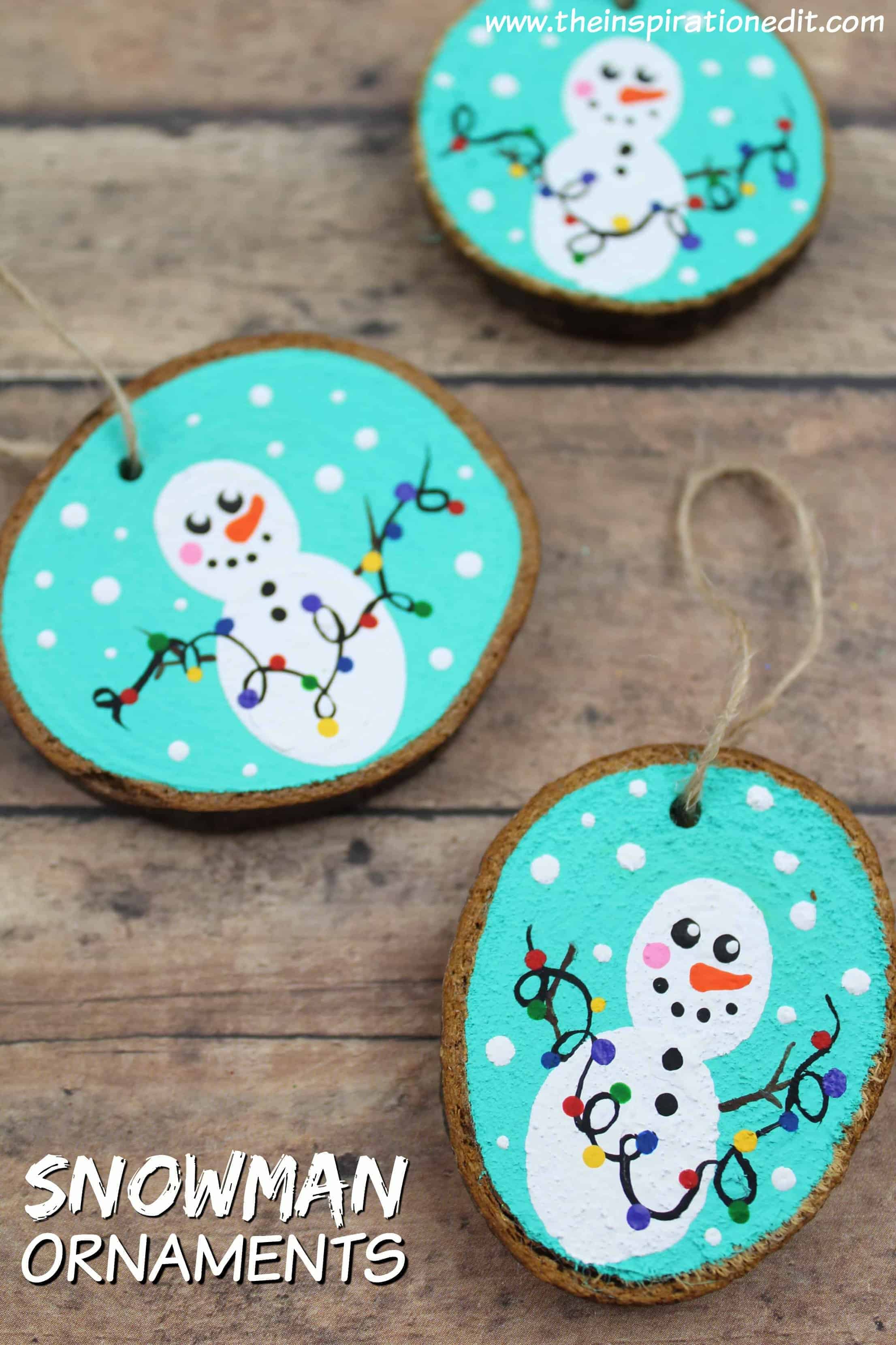 snowman ornaments