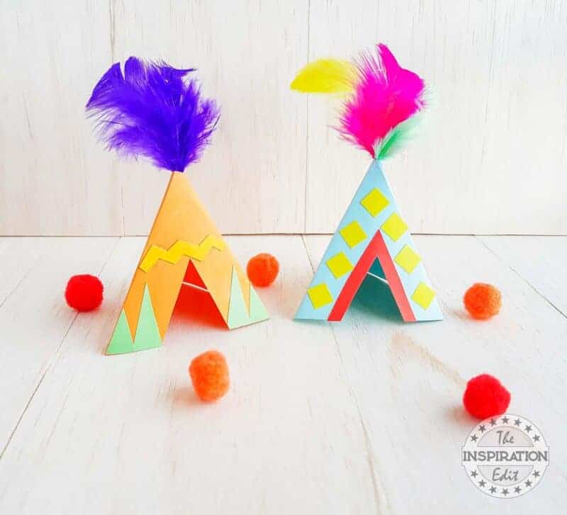 Tipi Craft Native American Paper Craft · The Inspiration Edit