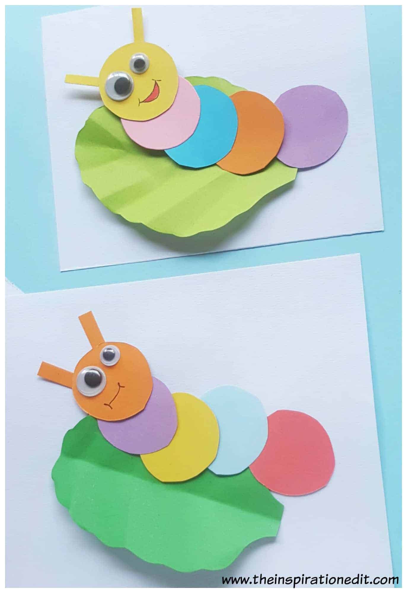 Paper Caterpillar Craft and Learning Ideas · The Inspiration Edit