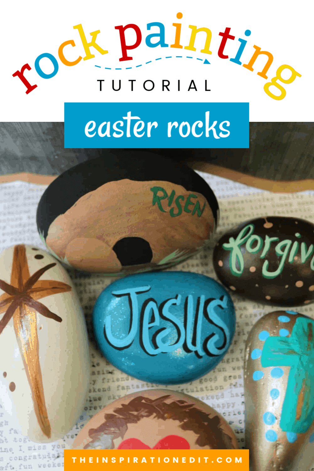 Easter Painted Rocks The Inspiration Edit