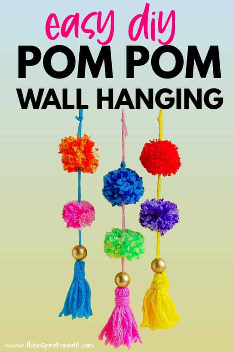 Pom Pom Craft Ideas - Easy DIY Hanging Wall Art Guide