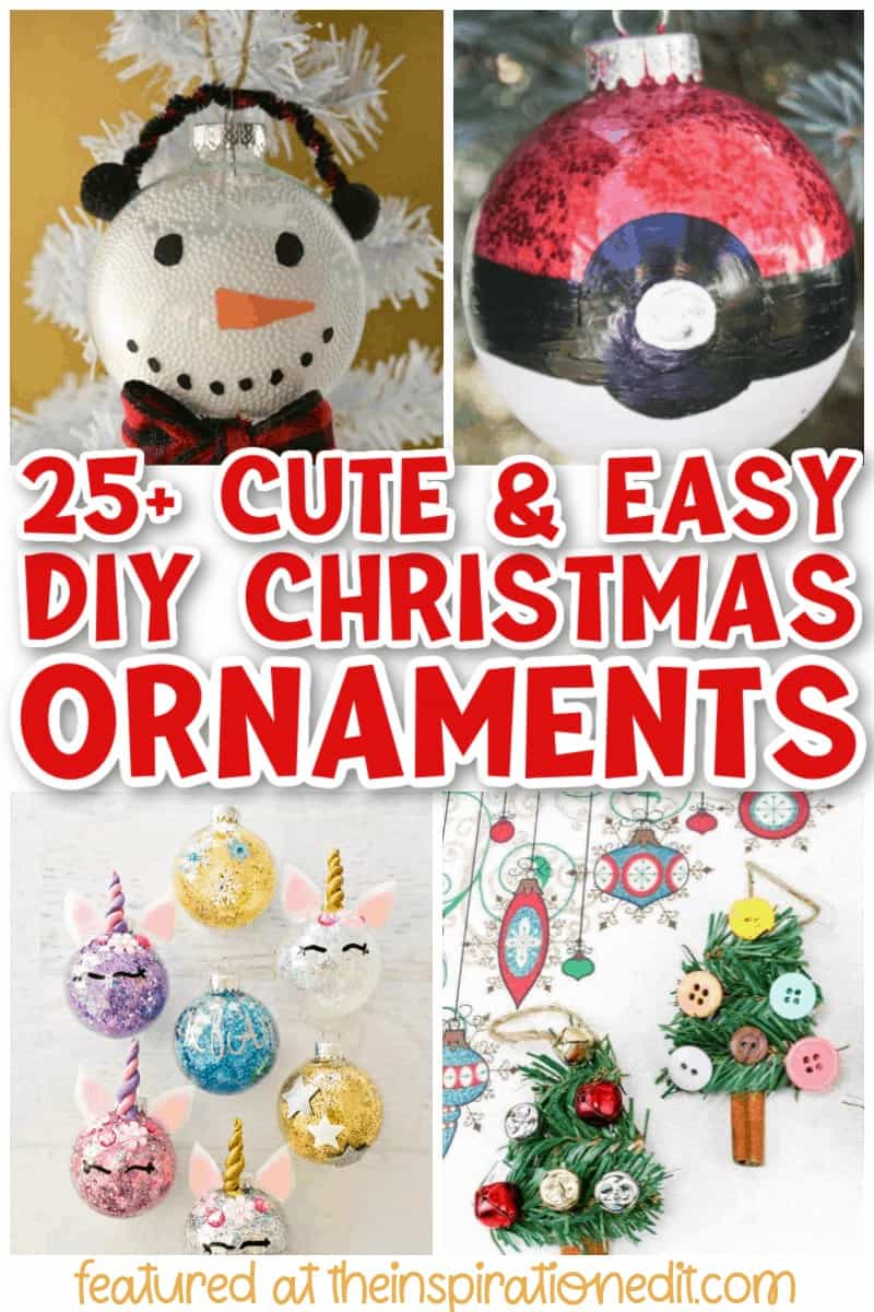 DIY Christmas Decorations Ornaments You Will Love · The Inspiration Edit