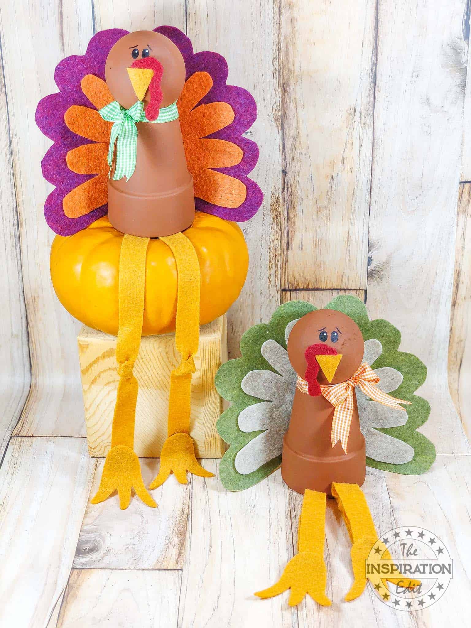 Thanksgiving Clay Pot Turkeys · The Inspiration Edit