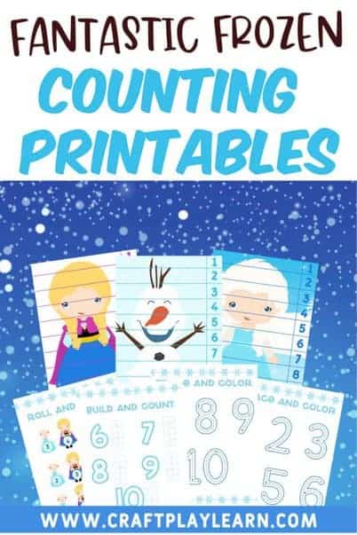 Kids Counting Activities Frozen Printables · The Inspiration Edit