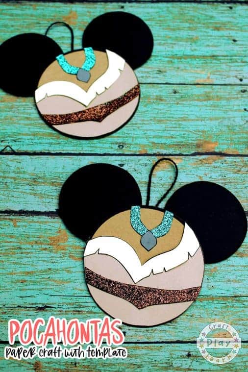 Pocahontas Christmas Ornament Disney Craft Idea · The Inspiration Edit