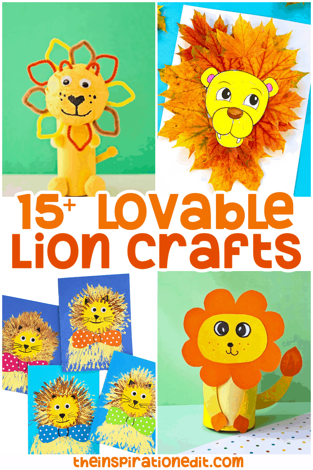 15+ Lovable Lion Crafts · The Inspiration Edit