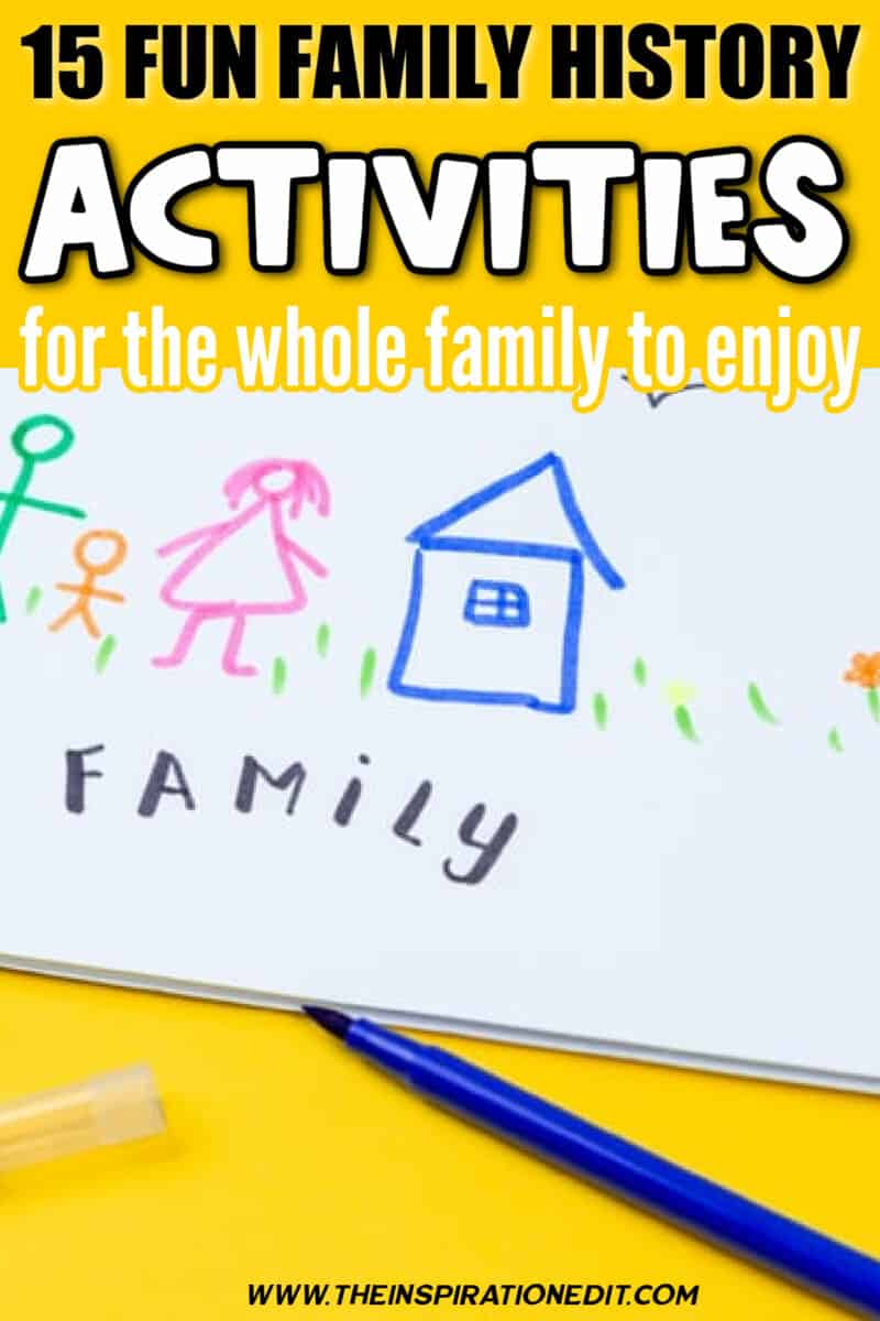 15 Fun Family History Activities For The Whole Family · The Inspiration ...