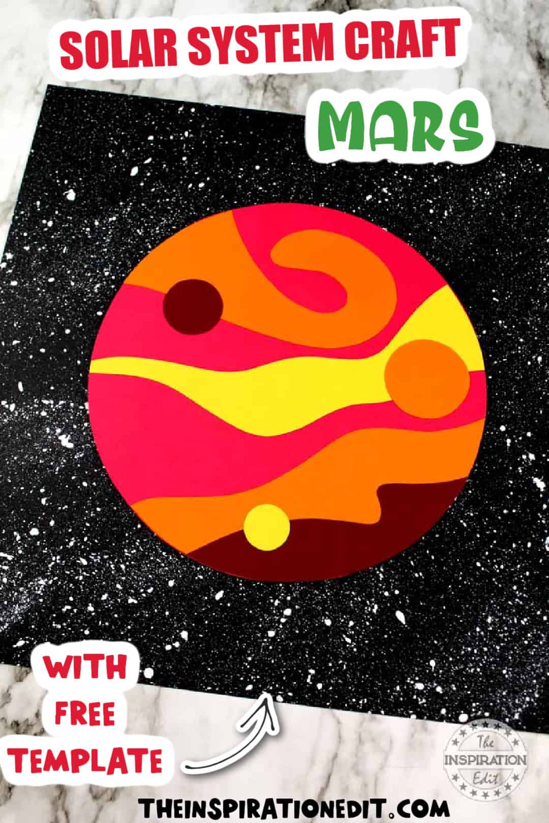 Mars Facts For Kids Plus Fun Mars Craft · The Inspiration Edit