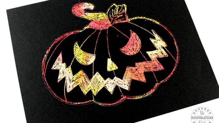 Tween Craft: Jack-O-Lantern String Art